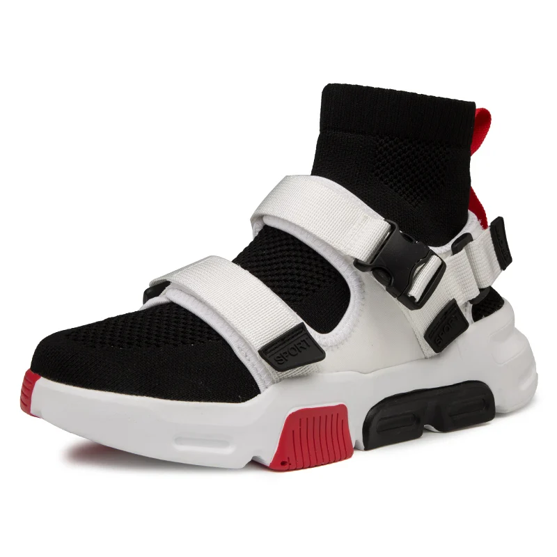 Chaussur homme chaussures de sport men shoesmen высокие повседневные трикотажные ботинки носки