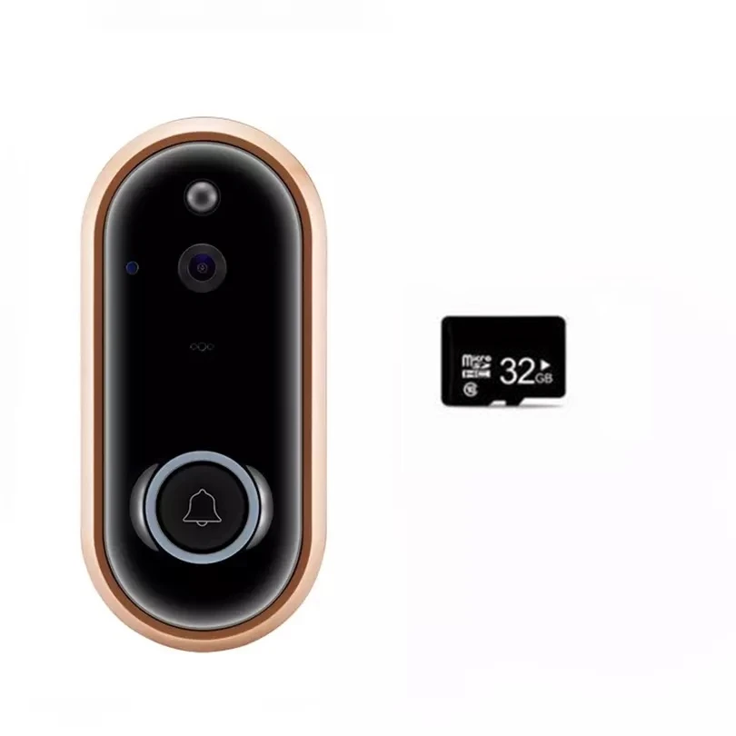 Умный беспроводной Wifi видео дверной звонок Домофон 1080 P телефонный камера