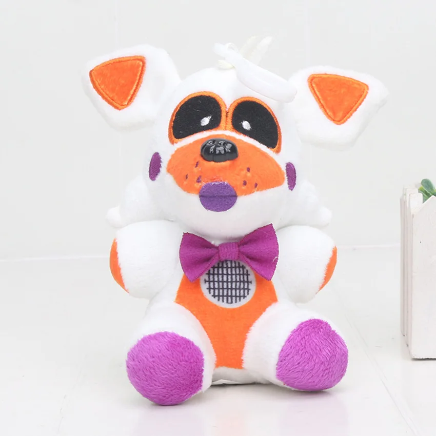 orange rabbit 14 см FNAF Фокси Чика Бонни Золотой Фредди кошмар Фредди медведь брелок пять ночей у Фредди 4 кулон плюшевые игрушки - Цвет: orange rabbit
