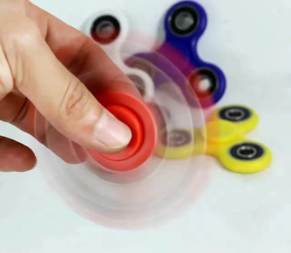 Творческий Керамическая Tri Spinner Игрушка Непоседа EDC Руки Счетчик для Аутизма и