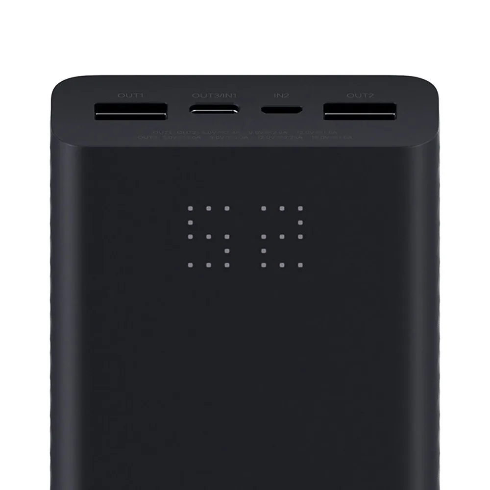 Внешний аккумулятор ZMI QB822 с 2 USB портами и поддержкой быстрой зарядки 27 Вт 20000