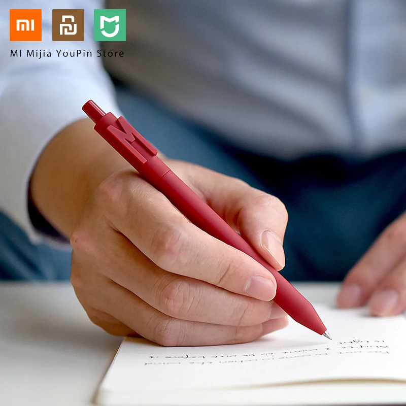 Гелевая шариковая ручка Xiaomi ALPHA Шариковая для школы Официальный знак Роллерная