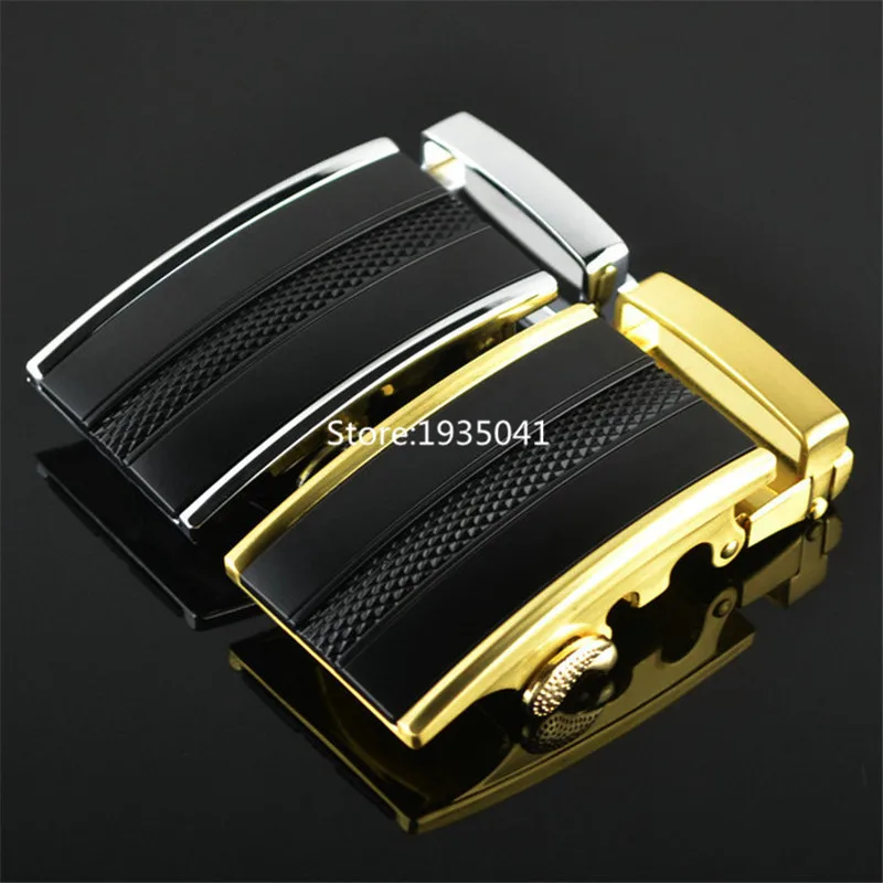 Розничная продажа Роскошные Бизнес цвета: золотистый серебристый пряжки ремня