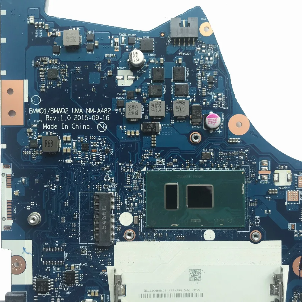 Материнская плата для ноутбука Lenovo 300-15ISK с SR2EZ I7-6500U 5B20K38210 UAM NM-A482 DDR3L MB 100%