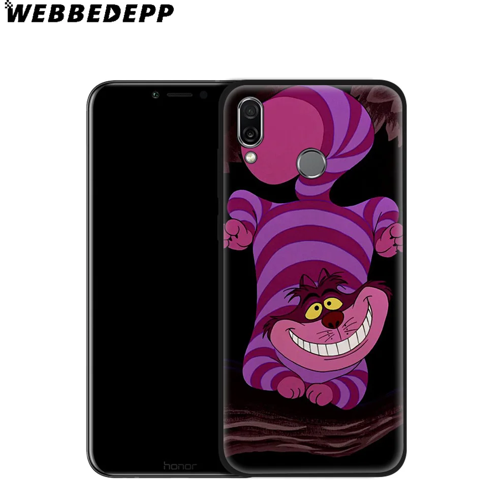 WEBBEDEPP Алиса в стране чудес мягкий чехол для Huawei P8 P9 P10 P20 P30 Lite Pro P Smart Z Plus 2019 Y6 Prime 2018