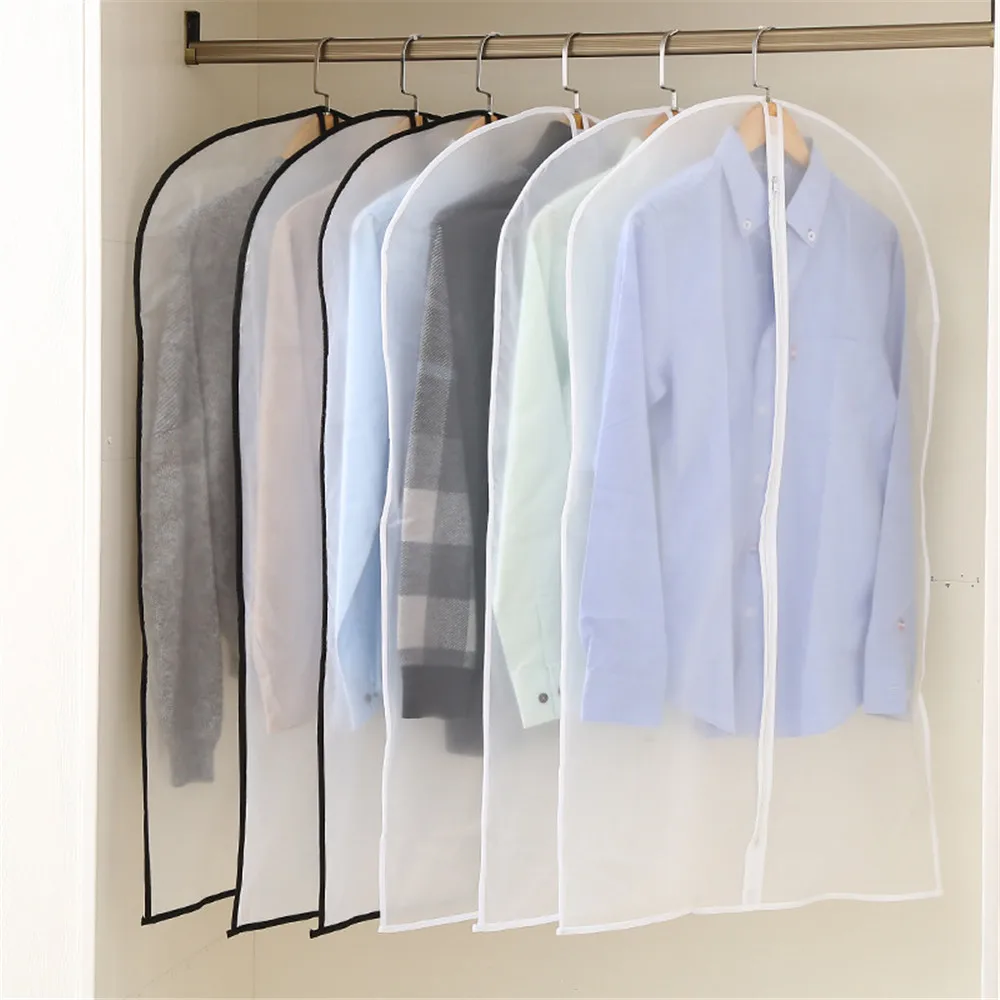 

Vacuum Bags For Storing Clothes Garment Suit Dust Cover Protector Wardrobe Storage Bag Cloth Hanging Coat Dustproof New