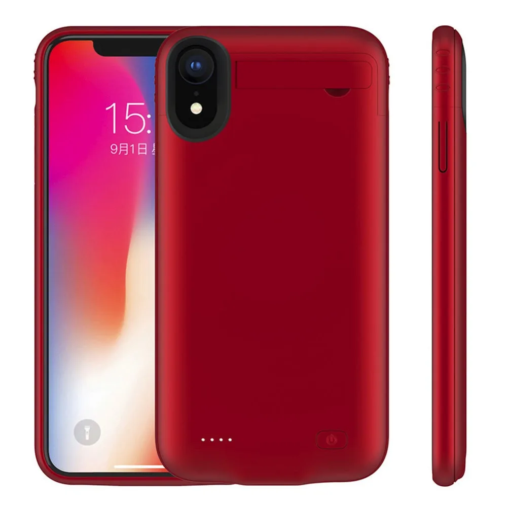 Чехол для аккумулятора 4200 ма/ч для iphone XR с аудиовыходом, чехол для зарядного устройства, чехол, умный внешний аккумулятор для iphone XR, чехол для аккумулятора
