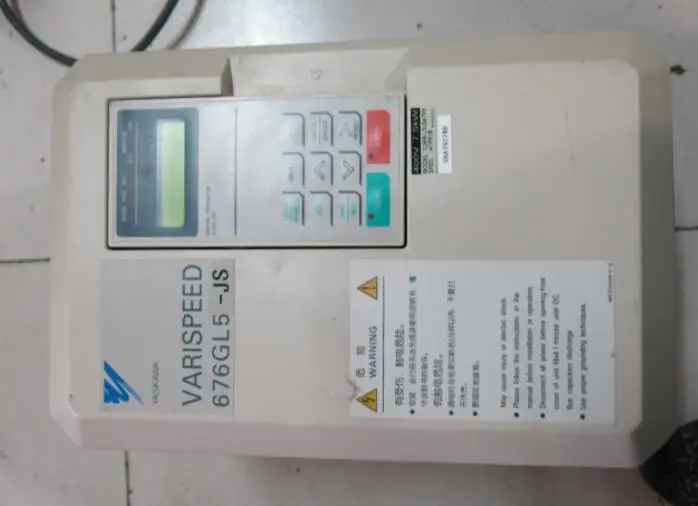 

Converter CIMR-L5JS47P5 7.5KW 380V , Used one , 90% appearance new , 3 months warranty , fastly shipping