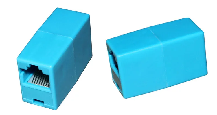 new 5pcs Cat6 RJ45 Gigabit Coupler Female Adapter Shielded For Keystone Panel Blue | Электроника