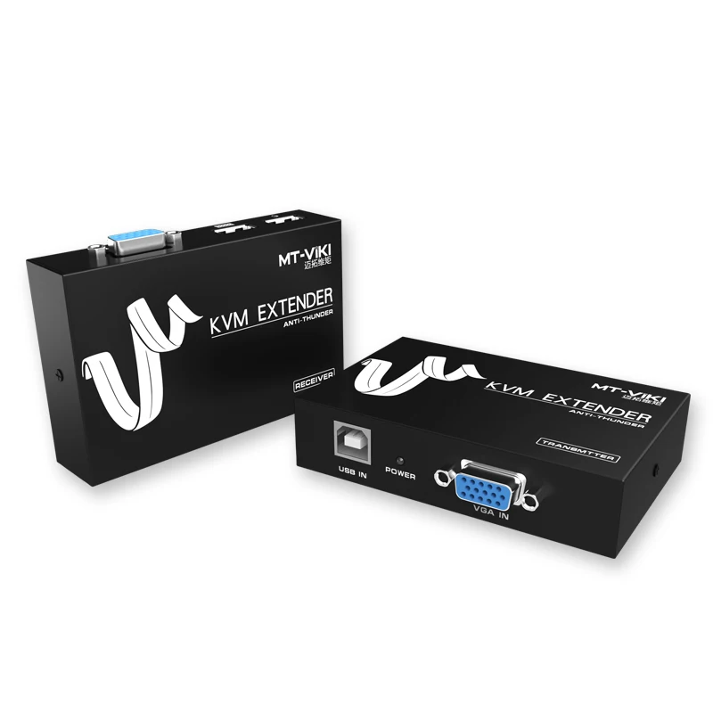 MT-VIKI KVM удлинитель 100 м клавиатура видео мышь повторитель адаптер VGA USB удлинитель через UTP CAT RJ45 LAN кабель MT-100UK-U