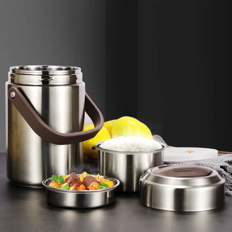 ABLA сохраняет тепло Ланч-бокс герметичный из нержавеющей стали Bento box открытый портативный для пикника школьный контейнер для еды