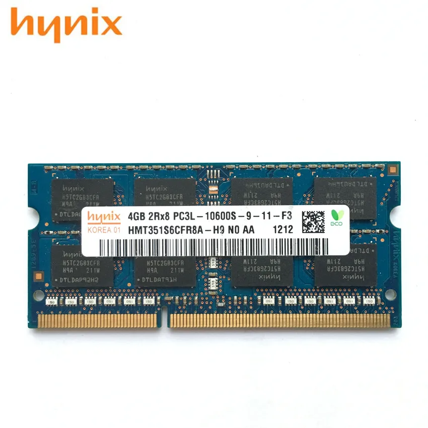 Чипсет Hynix 4GB 2Rx8 PC3 10600S DDR3 4G 1333Mhz ноутбук память модуль SODIMM ram