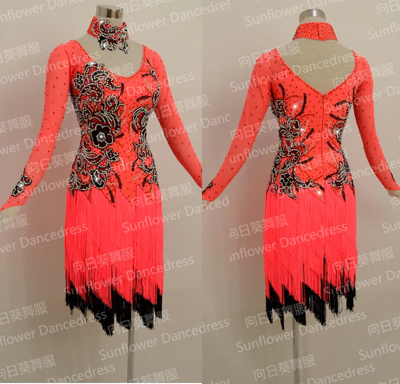 

Women Latin Dance Dress Women Ballroom Dancing Dress Latin Dance Costume Dance Latin Dress Tango Dress Samba Skirts