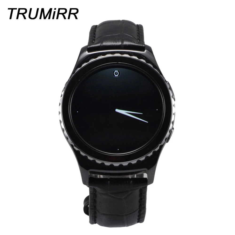 Ремешок из натуральной кожи для Samsung Gear S2 Classic R732 & R735 Motorola Moto 360 2 42 мм браслет смарт