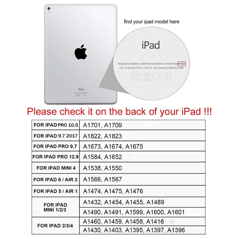Для Ipad Mini 1 2 3 4 чехол Ультратонкий из искусственной кожи + блестящая силиконовая