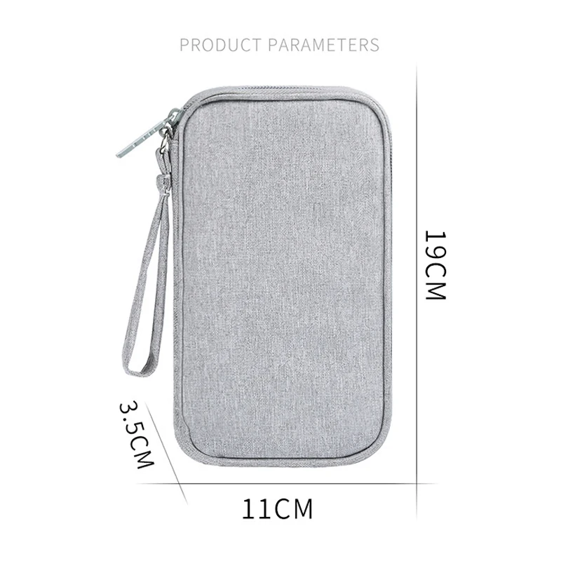 BalleenShiny Portable Mini Digital Line Storage Bag USB Cable Holder Earphone Wire Protect Pouch Power Bank Travel Organizer |