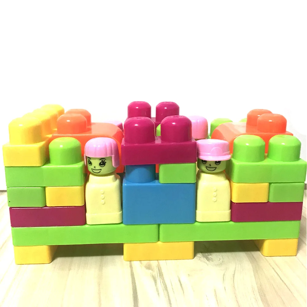 43PCS Building Blocks DIY Creative Bricks Model Enhance Mind Figures Educational Kids Toys | Игрушки и хобби