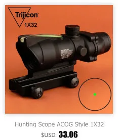 Ohhunt Охота прицел 4x32 область с прицелом 20 мм Уивер Пикатинни крепления для Тактический Airsoft