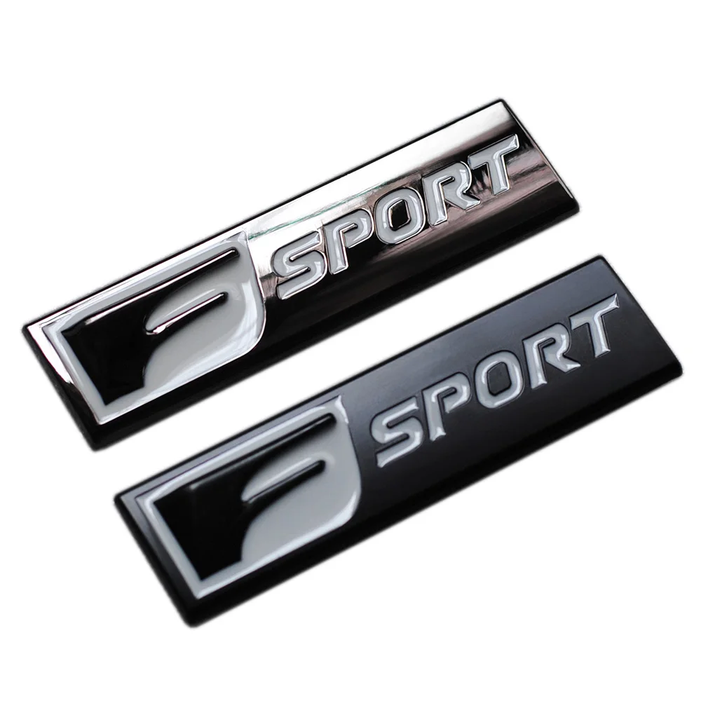 Новый металлический 3d значок F Sport наклейка на задний багажник для Lexus IS ISF GS RX RX350 ES
