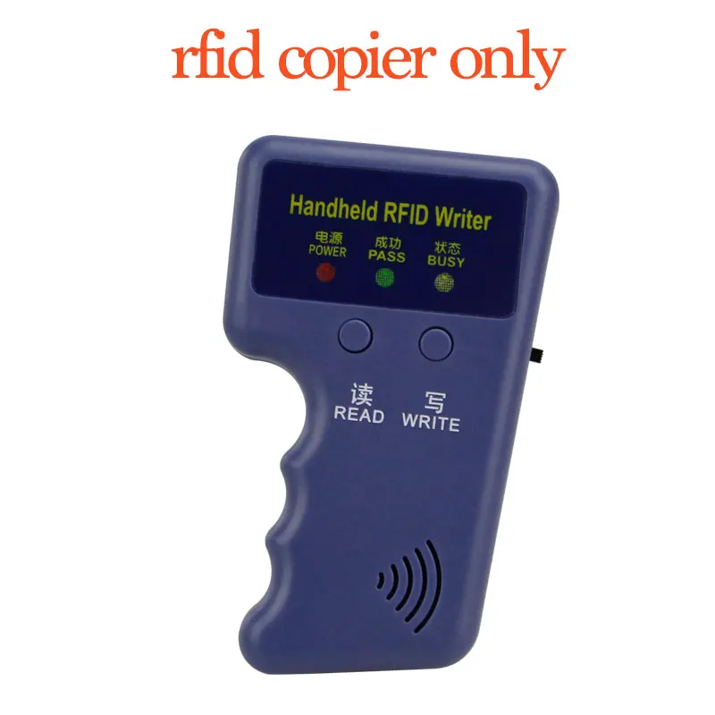 125 кГц Ручной RFID ID карты копир/ридер/писатель Дубликатор Программист Поддержка EM4305/T5577 ключ карты жетон - Цвет: copier only