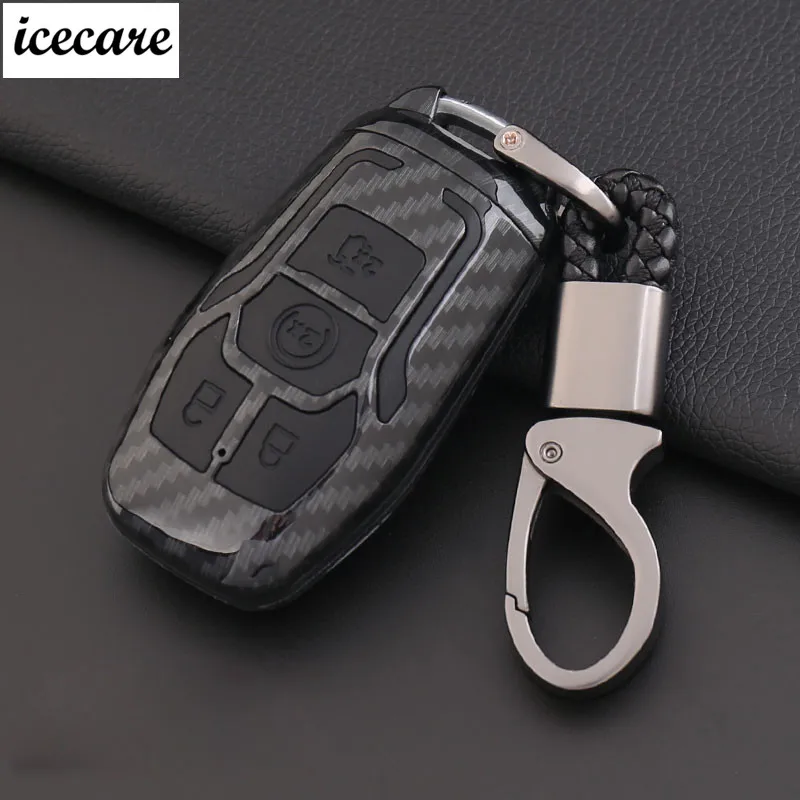 ABS + силиконовый чехол для ключей от машины автомобильных Ford Fiesta Focus Mondeo Ecosport Kuga