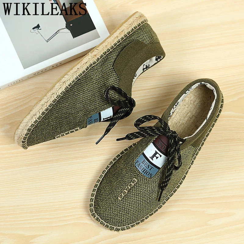 Эспадрильи мужские дышащие без шнуровки повседневная обувь лето 2022 | Обувь