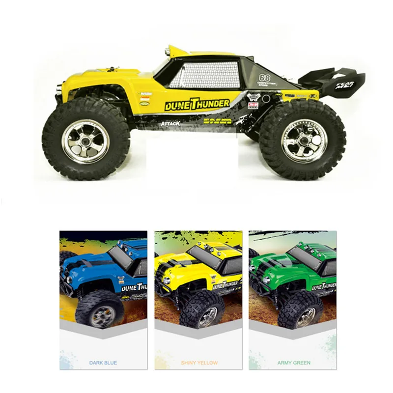 HBX 12891 1/12 4WD 2,4G водонепроницаемый гидравлический демпфер RC пустынный багги грузовик с светодиодный светильник внедорожный багги