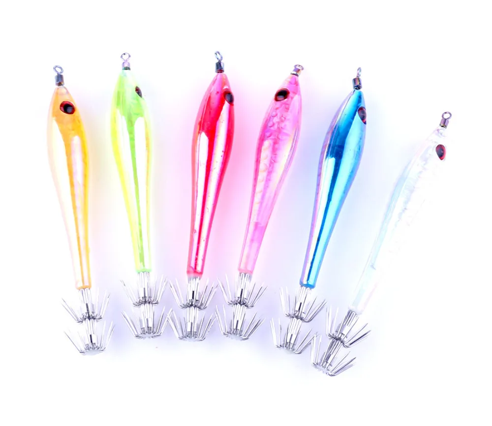 

HENGJIA 9.5cm 6g hard plastic shrimp fishing lures squid jigs octopus lifelike prawn fishing baits pesca fishing tackles