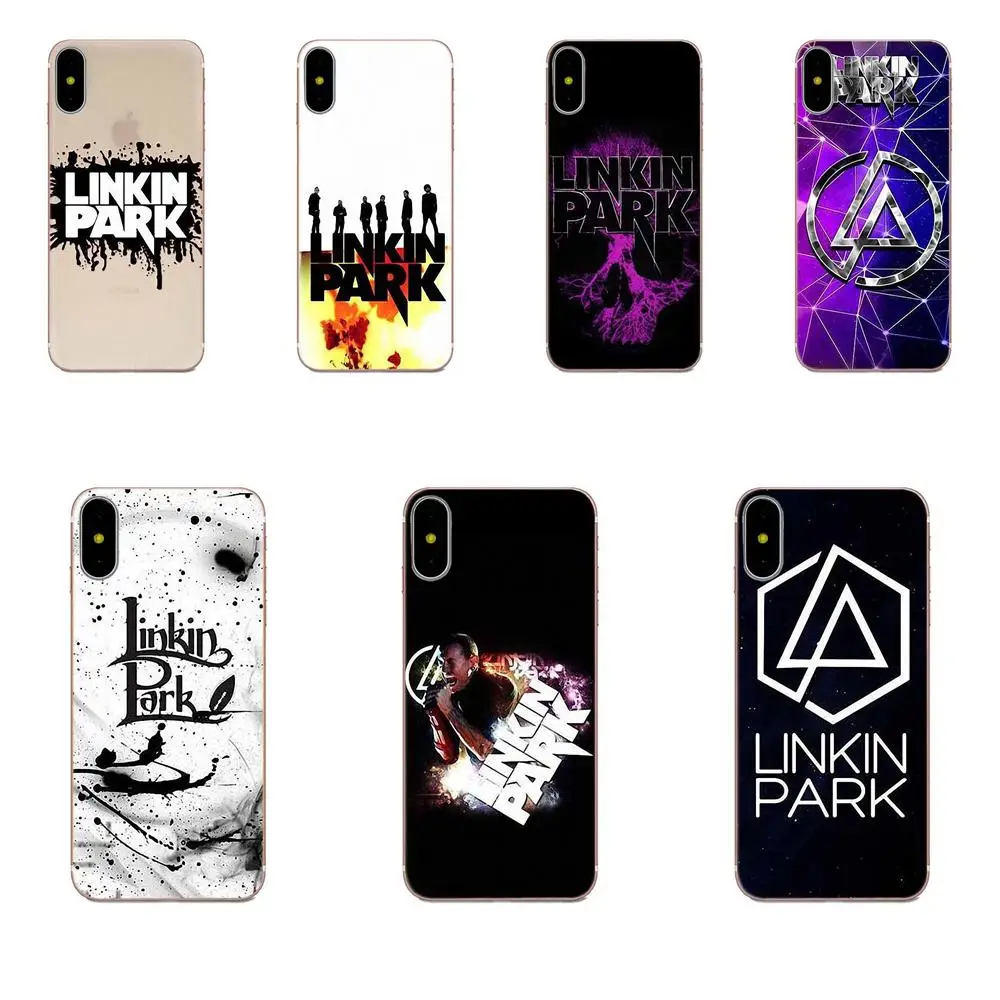 Мягкий ТПУ хипстерский чехол Rock Shox Linkin Park Band для Apple iPhone X XS Max XR 4 4S 5 5C 5S SE 6 6S 7 8