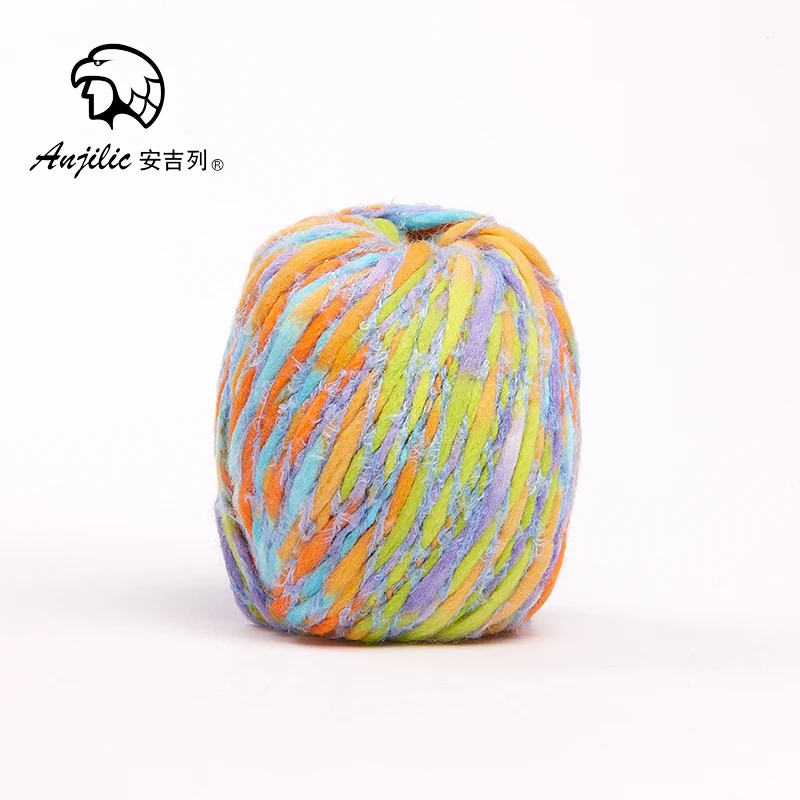 50 г/шар акриловая шерсть нейлон анти-пиллинг толстая пряжа для ручного вязания