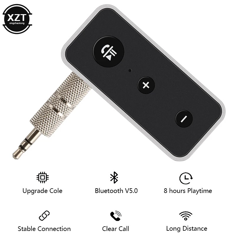 A2DP Bluetooth 5 0 аудио музыкальный приемник стерео динамик беспроводной Aux 3 мм