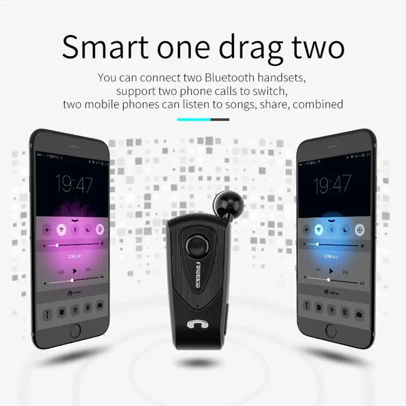 Fineblue F930 Беспроводной bluetooth гарнитуры наушники стерео Bluetooth Наушники клип вызова напомнить вибрации