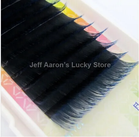 

Fashion 4 Trays Dark Blue Colorful Individual Mink False Eyelashes Extension Fake Eye Lash 14mm 12mm 10mm 8mm wholesale