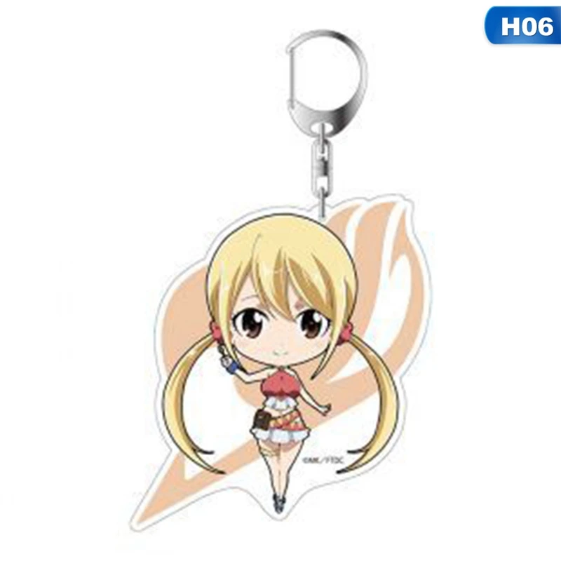 Сказочный хвост акриловый Косплей кулон брелок Lucy Happy Cat Kana Alberona деятельности небольшой подарок сумка Подвески Прекрасный модный - Цвет: H06