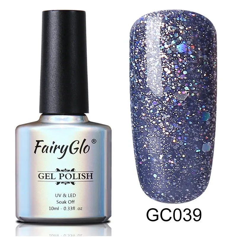 FairyGlo 10 мл неоновый Гель-лак для ногтей впитывающийся Блестящий Гель-лак Полупостоянный УФ-гель для ногтей лак для ногтей - Цвет: FGC039