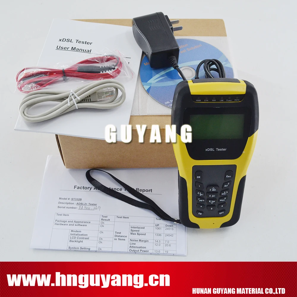 DHL free shipping ST332B VDSL VDSL2 Tester for xDSL Line test and Maintenance Tools (ADSL/ADSL2/ADSL2+/VDSL2 /READSL) | Мобильные