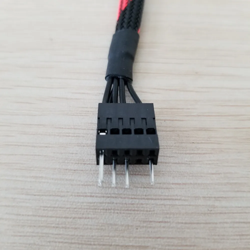 PC DIY 10Pin Женский к 9Pin внешний аудиоадаптер кабель 5 1 и 7 канала для творческой