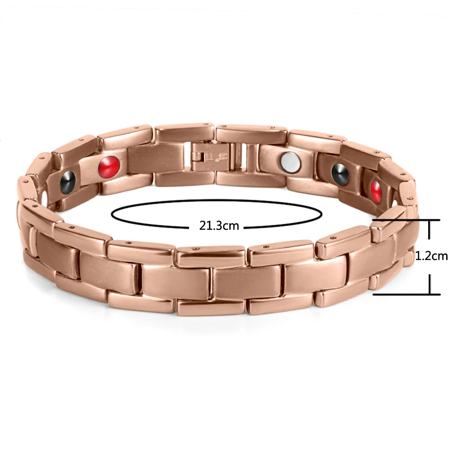 Новинка 2018 года отрицательные ионы здоровья браслет для мужчин Титан Jewelry