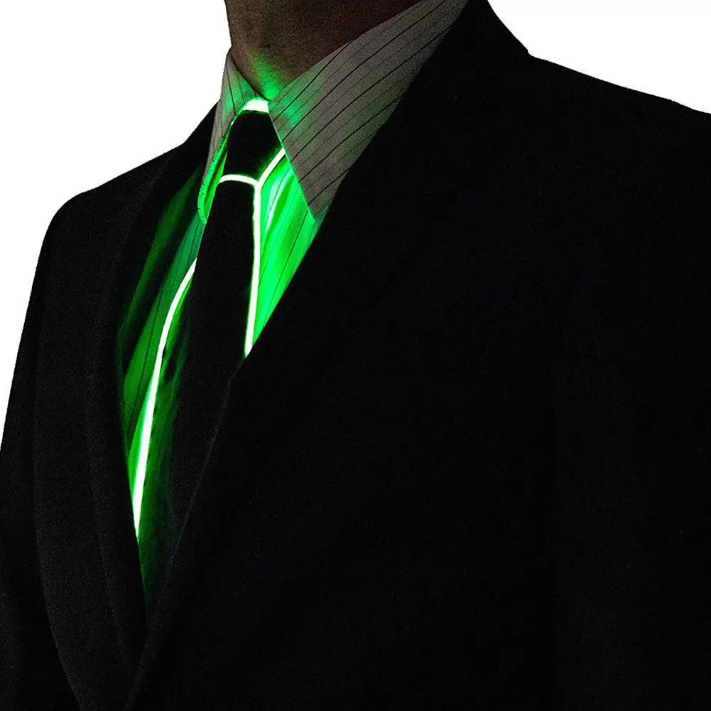Новый дизайн светильник 10 цветов светодиодный светящийся галстук для украшения - Фото №1
