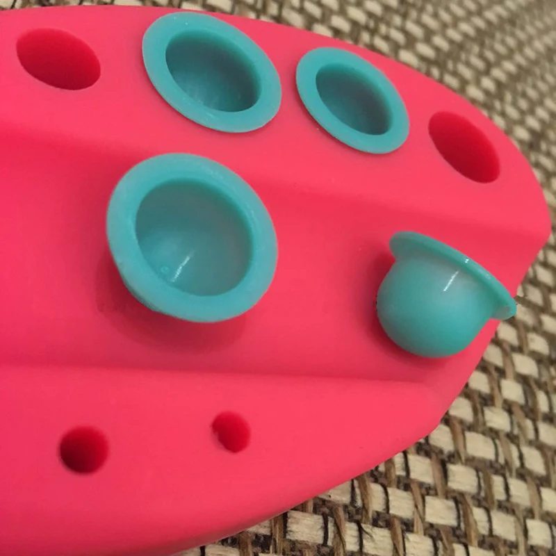 Лучшее качество мягкий силиконовый пигмент чашки безвредное игольное лезвие для