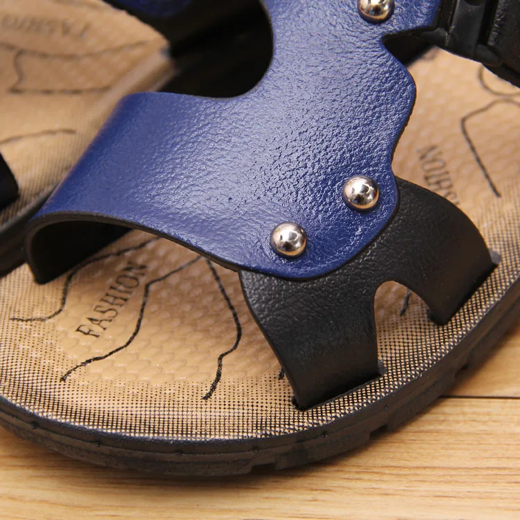 JUSTSL/летние детские модные сандалии Пляжная обувь для мальчиков Детские с пряжкой