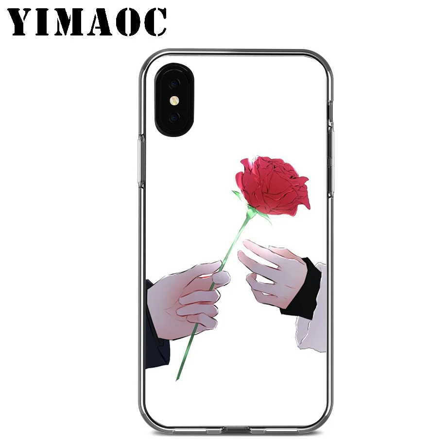 YIMAOC Sad Girl очки мягкий силиконовый чехол для Apple Iphone 11 Pro Xr Xs Max X 10 8 Plus 7 6S 6 SE 5S 5 7Plus |