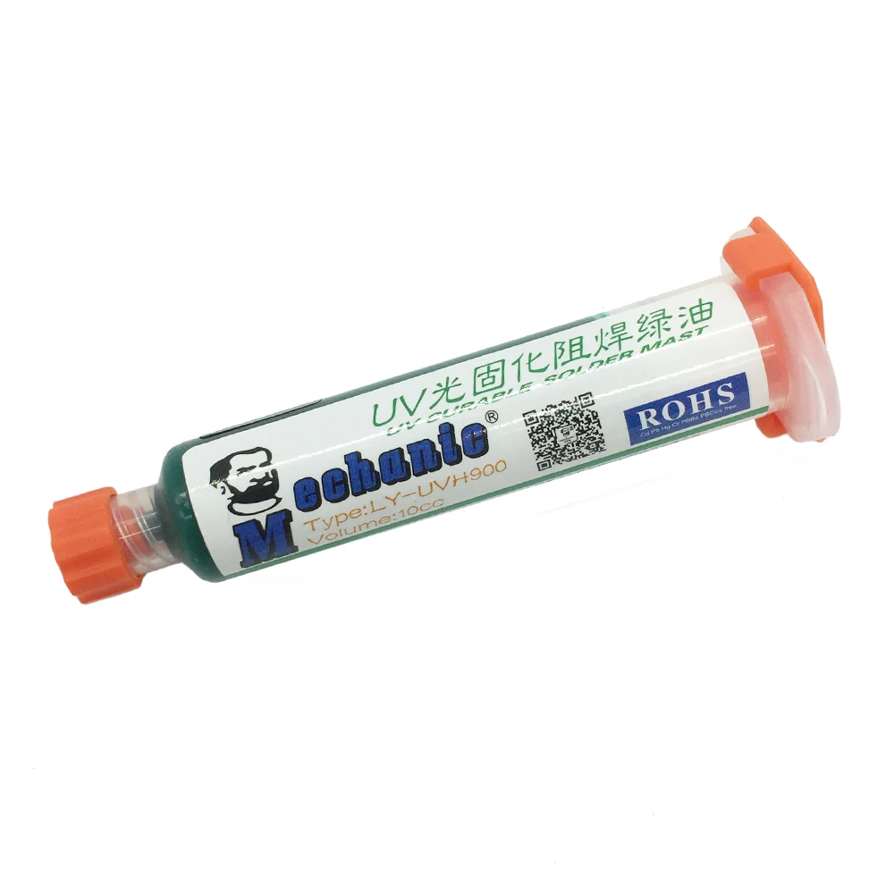 Маска для пайки MECHANIC 10 мл зеленая УФ маска печатных плат BGA краска
