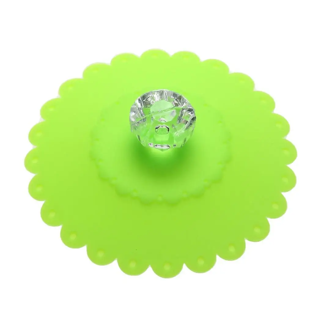 Прочная Пылезащитная круглая со стразами Ручка чашка светильник для крыши синий