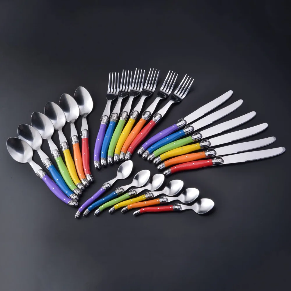 Набор столовых приборов из нержавеющей стали 24 шт. | Дом и сад