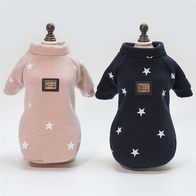 

F98 dog clothes puppy sweatshirt 100% cotton pet spring autumn clothes S-2XXL
