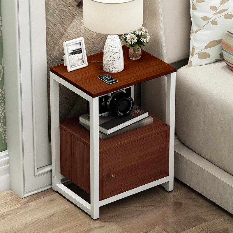 Простой современный деревянный чайный столик боковой стол в сборке гостиная