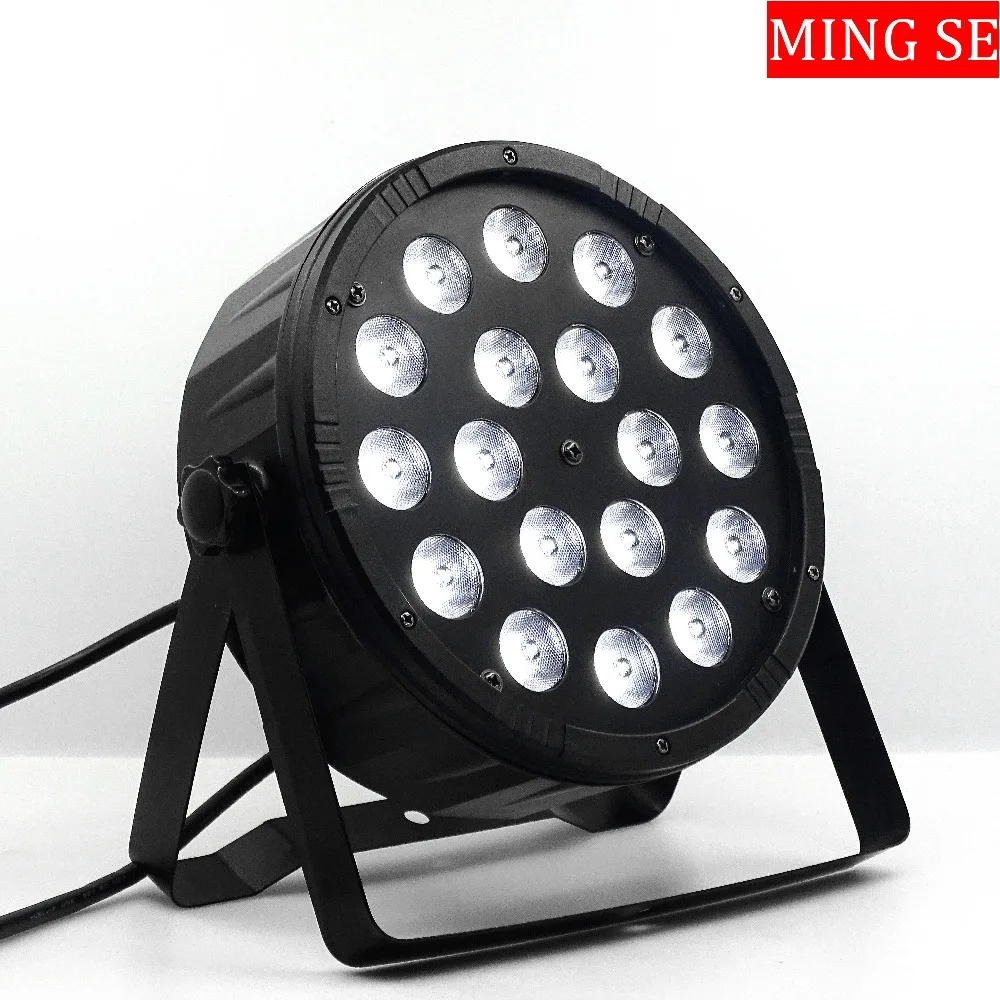 18x10 Вт плоский светодиодный прожектор, 18*10 Вт RGBW 4в1 Par DMX512 управление Дискотека освещение Профессиональный Сценический DJ оборудование