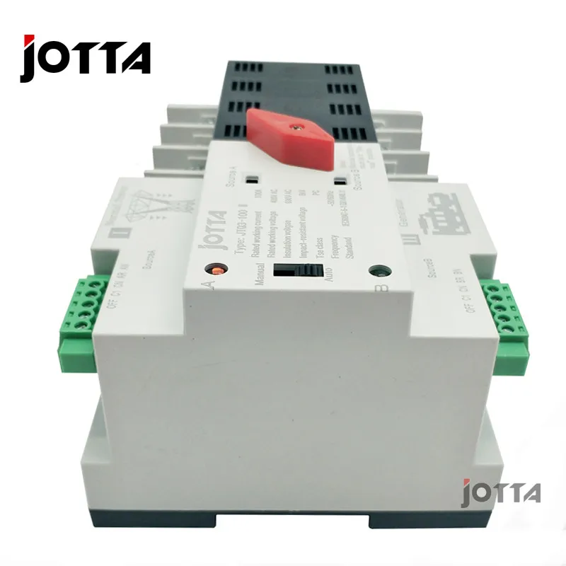 Jotta W2R 4P Mini ATS автоматический переключатель передачи 100A электрические