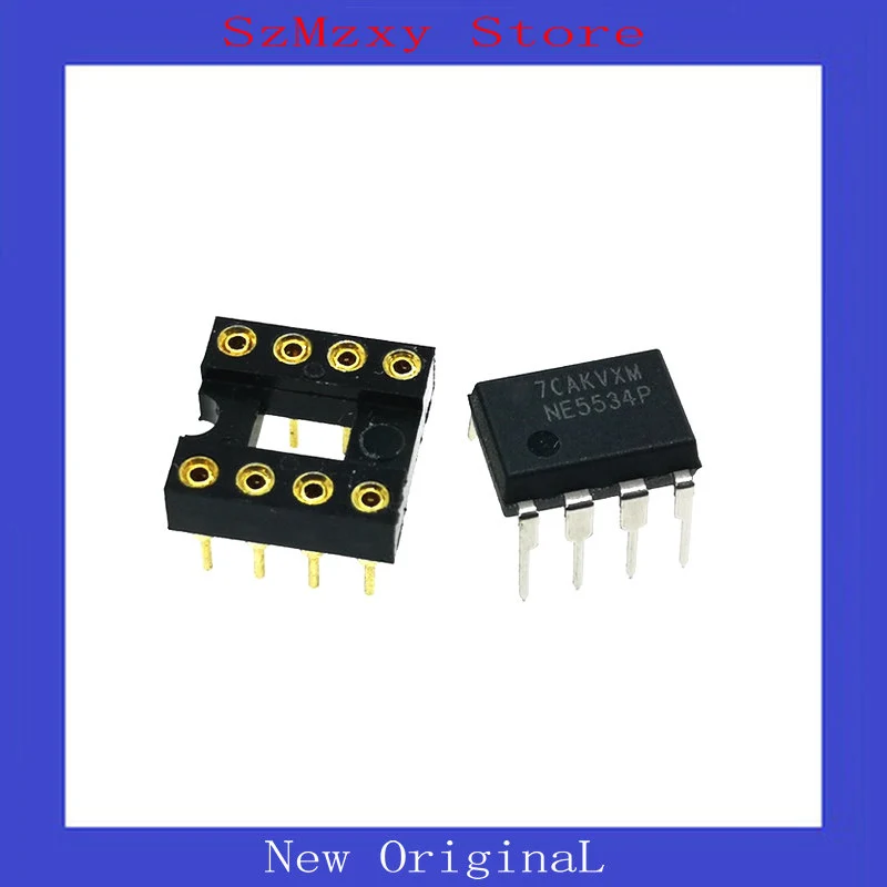 

2PCS 5534 NE5534P NE5534 Low-Noise High-Speed Audio Operational Amplifier DIY HIFI